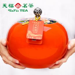 天福茗茶 特级品鉴大红袍武夷山岩茶500G礼盒装乌龙茶新品