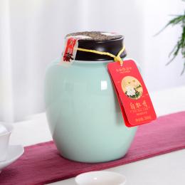 天福茗茶 白牡丹白茶 福鼎白茶散装 瓷罐礼盒装250克