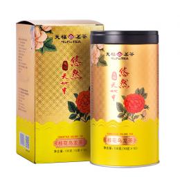 天福茗茶 悠然桂花乌龙茶茶叶浓香型花香罐装100克