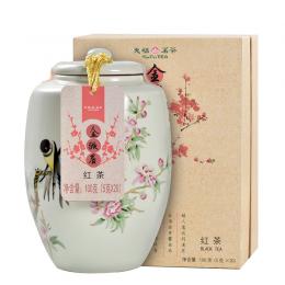 天福茗茶 金骏眉 武夷山小叶种红茶 茶叶 陶瓷罐装100克陶瓷/礼盒