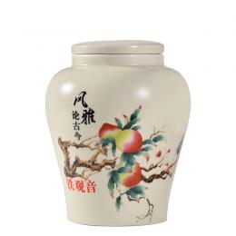 天福茗茶 安溪茶叶铁观音2021新茶清香型 乌龙茶茶叶瓷罐礼盒装250g