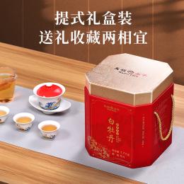 天福茗茶有毫香福鼎茶饼白牡丹340g×5饼茶叶礼盒装1.7千克
