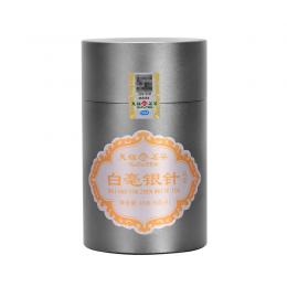 天福茗茶 白毫银针福鼎原产白茶特级散装茶叶罐装50克 新茶