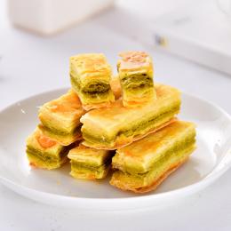 天福茗茶 黄金脆片 办公休闲饼干 特色绿茶味点心 休闲零食