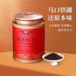 天福茗茶 金骏眉红茶 武夷正山红茶罐装茶叶150g