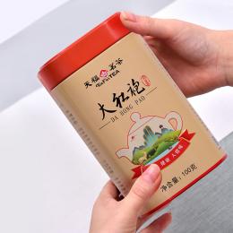 天福茗茶 武夷山大红袍茶叶散装乌龙茶 罐装100g