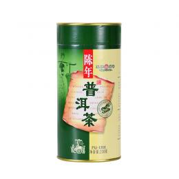 天福茗茶 普洱茶 云南普洱熟茶 纯芽料陈年熟茶 罐装散茶叶250G