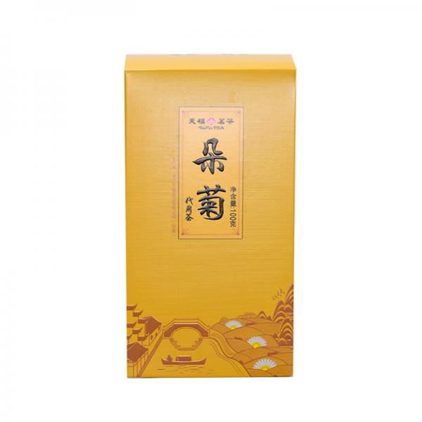 天福茗茶 花草茶朵菊 正宗桐乡杭白菊 日常菊花茶饮 盒装100g